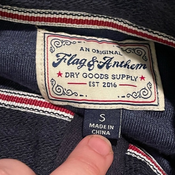 Flag and anthem nwt navy button chunky sweater - Picture 7 of 9